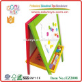 Réduction promotionnelle Colorful Artist Easel Taille 96 * 49.5 * 4.5 cm OEM Magnetic Kids Colorful Easel EZ2008